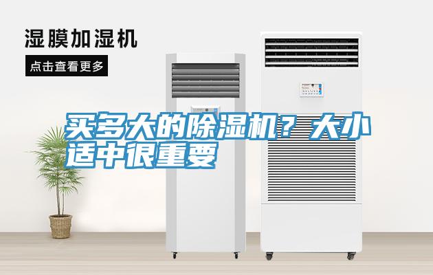 買多大的除濕機？大小適中很重要