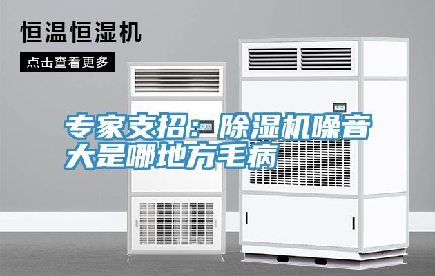 專家支招:除濕機(jī)噪音大是哪地方毛病