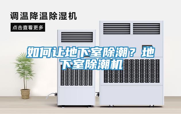 如何讓地下室除潮？地下室除潮機