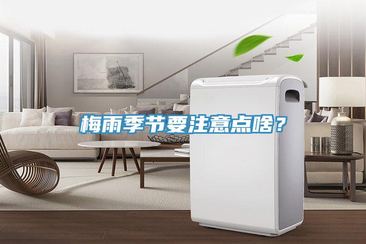 梅雨季節要注意點啥？