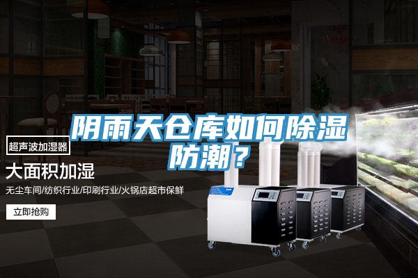 陰雨天倉庫如何除濕防潮？
