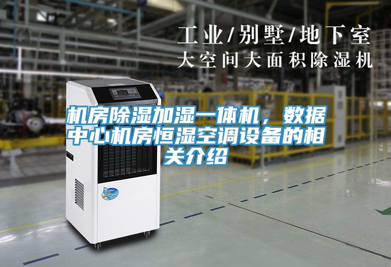 機房除濕加濕一體機，數據中心機房恒濕空調設備的相關介紹