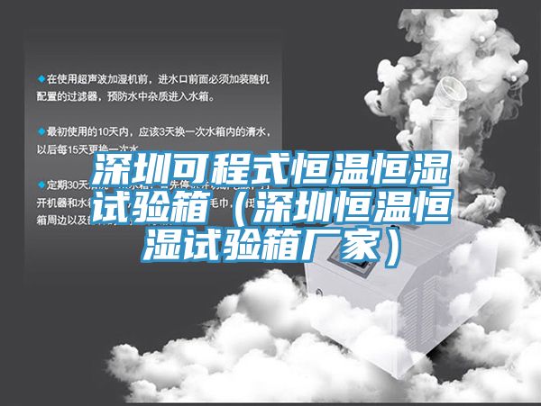 深圳可程式恒溫恒濕試驗箱(深圳恒溫恒濕試驗箱廠家)