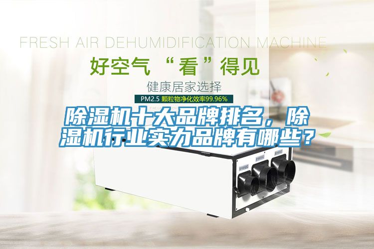 除濕機十大品牌排名，除濕機行業實力品牌有哪些？